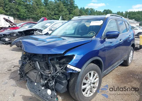 2017 Nissan Rogue Sv из США, поврежденный, VIN 5N1AT2MV5HC880597